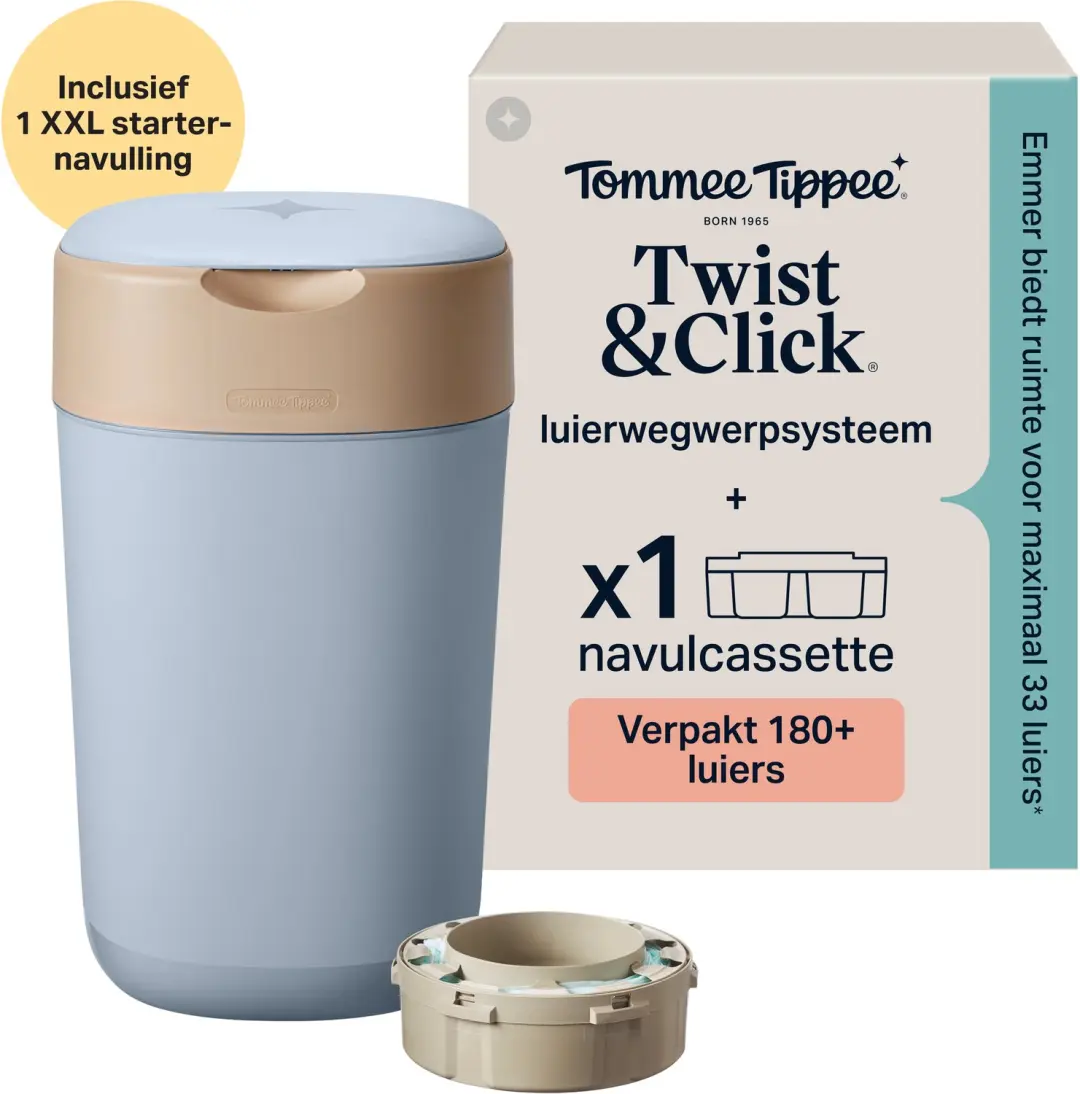 Tommee Tippee Twist & Click Starterset voor Luieremmer