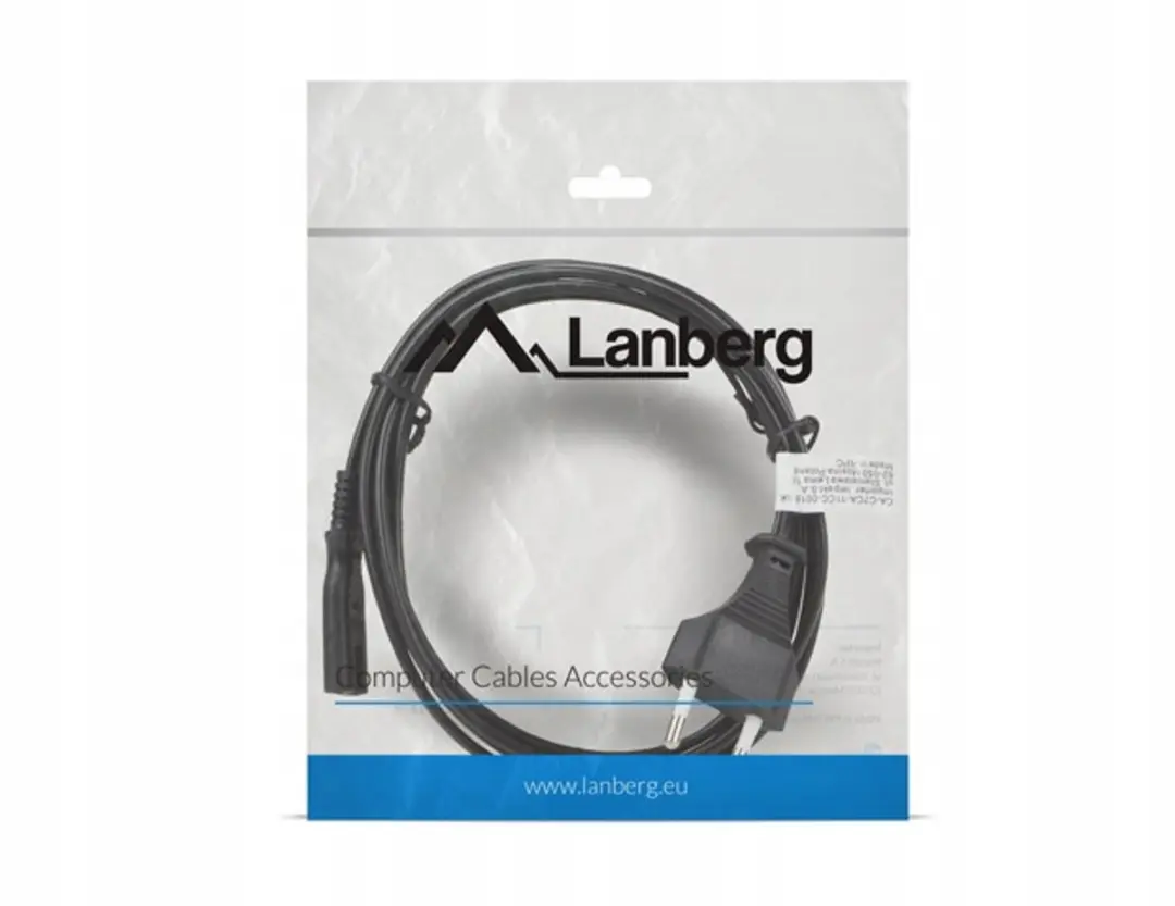 Lanberg CA-C7CA-11CC-0030-BK Stroomkabel - Zwart - afbeelding 2 van 6