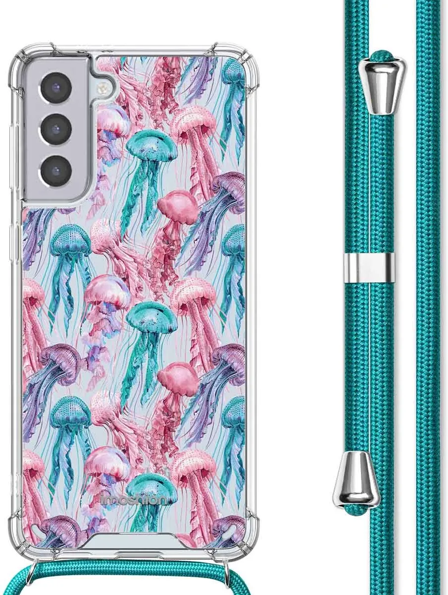 Imoshion Hoesje Samsung Galaxy S21 Jellyfish Watercolor