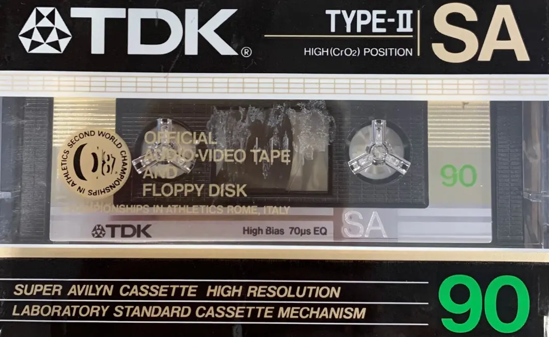 TDK SA-90 Vintage 1986 Cassettebandje