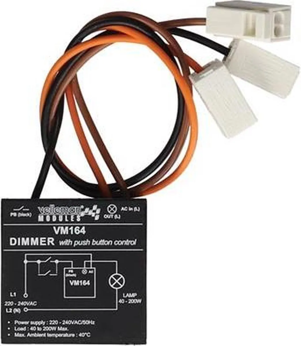 Whadda WML164 Miniatuurdimmer 40-200W