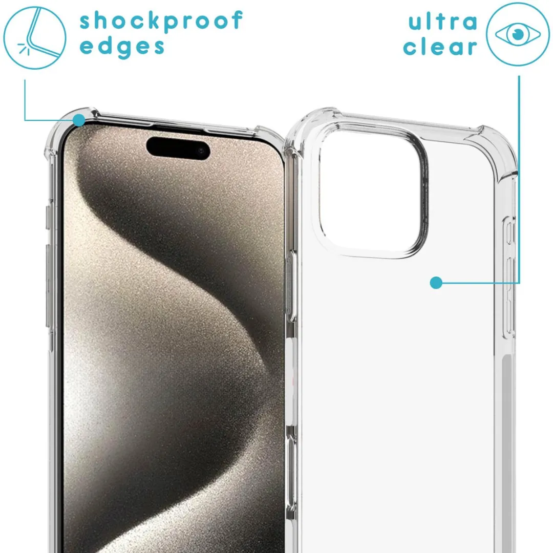 Imoshion Hoesje iPhone 16 Pro Max - Backcover met koord - Zwart