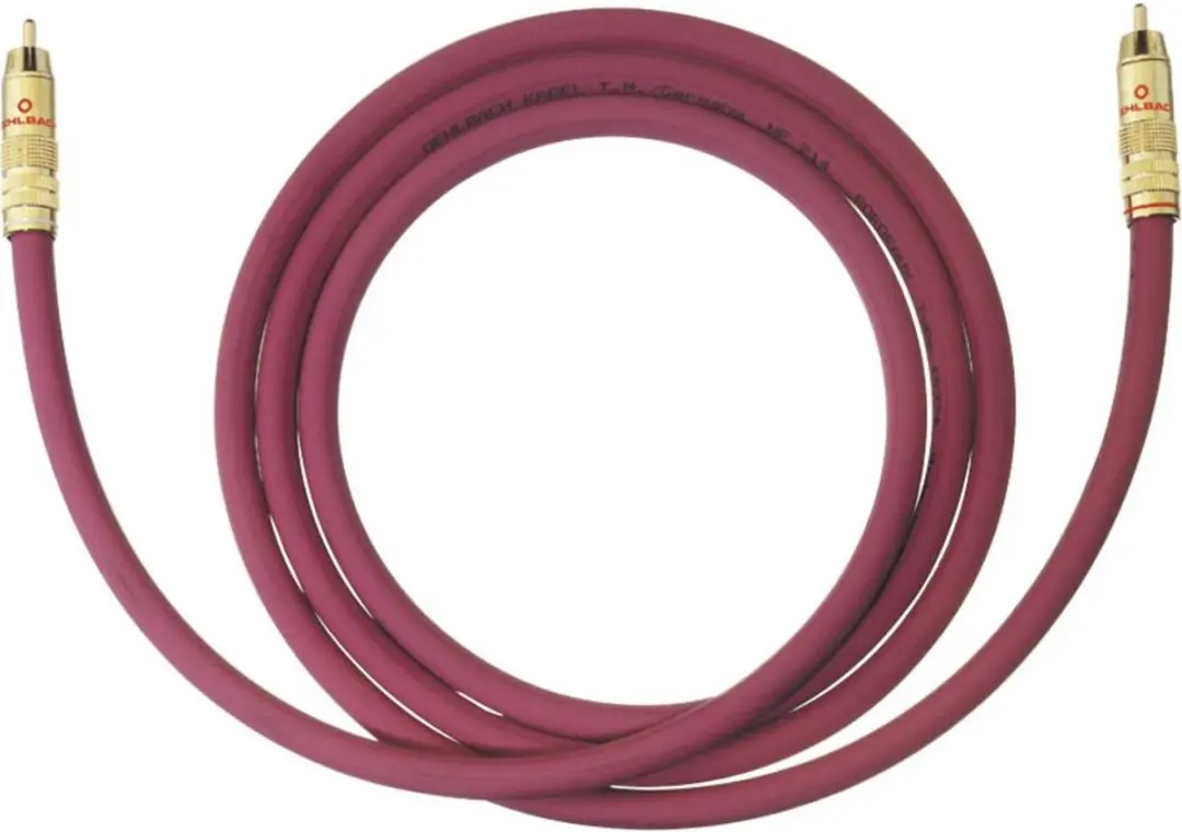 Oehlbach NF 214 Cinch Audio Aansluitkabel 3m - Bordeaux - afbeelding 3 van 3