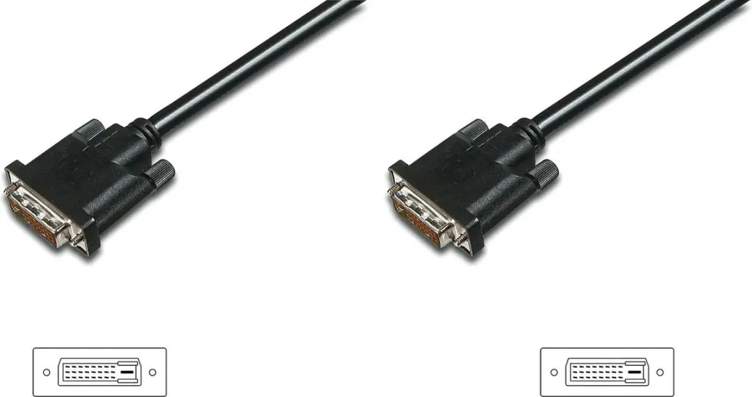 ASSMANN Electronic DVI-D 2m 2m DVI-D DVI-D Zwart DVI kabel
