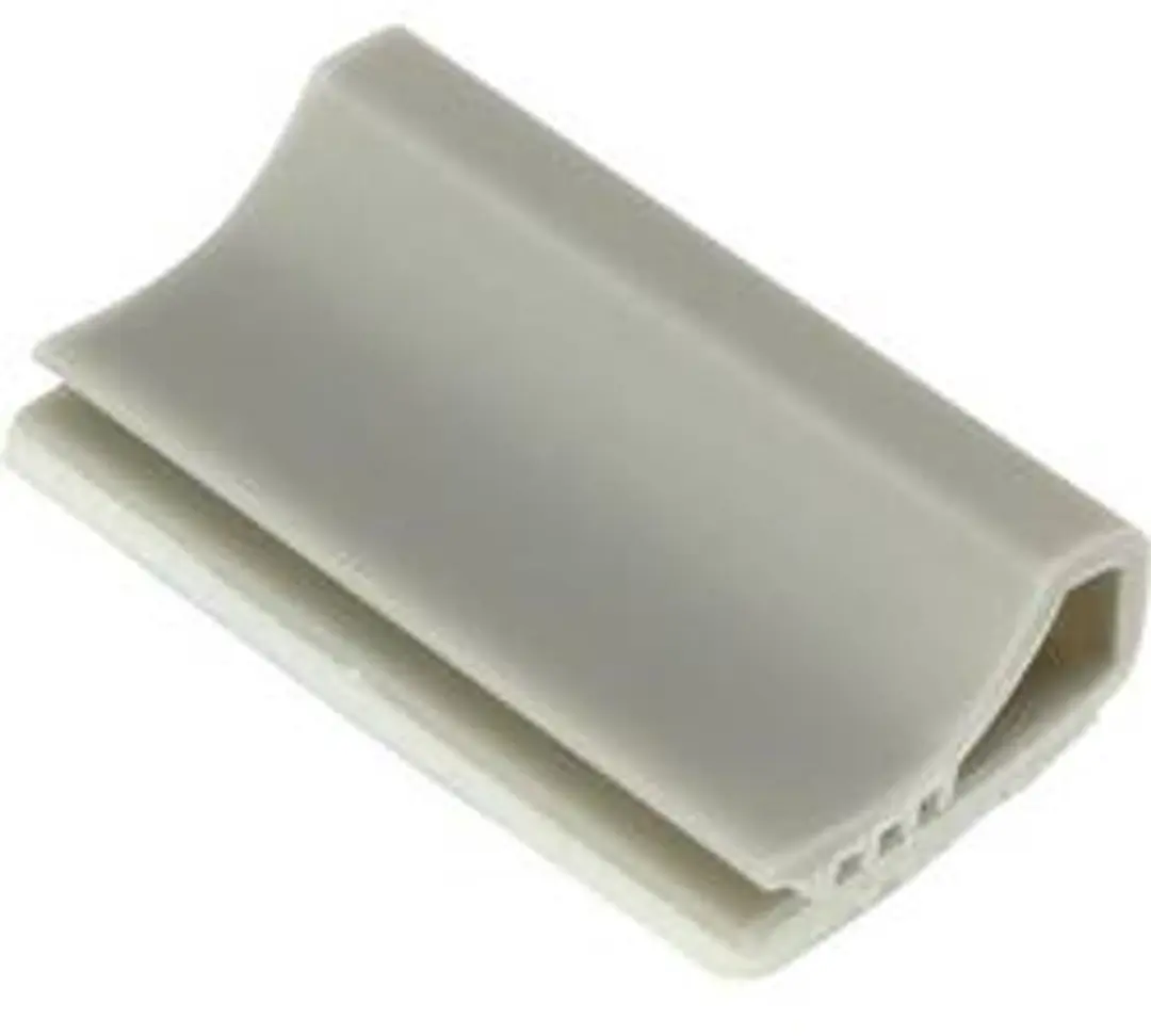 TRU COMPONENTS Bevestigingssokkel TC-6645728 Voor lintkabel Lichtgrijs 100 stuk(