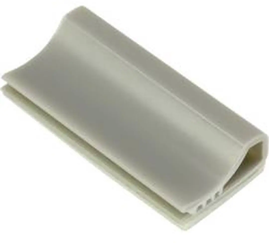 TRU COMPONENTS Bevestigingssokkel TC-6645732 Voor lintkabel Lichtgrijs 100 stuk(