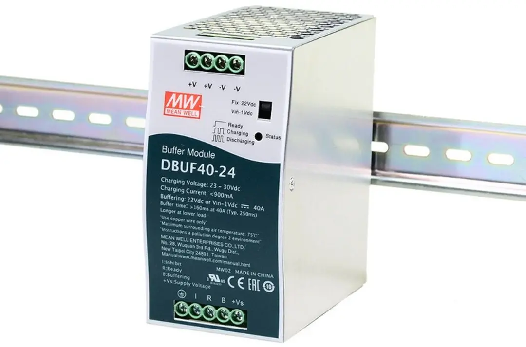 Mean Well DBUF40-24 Buffermodule 24V 40A DIN-Rail