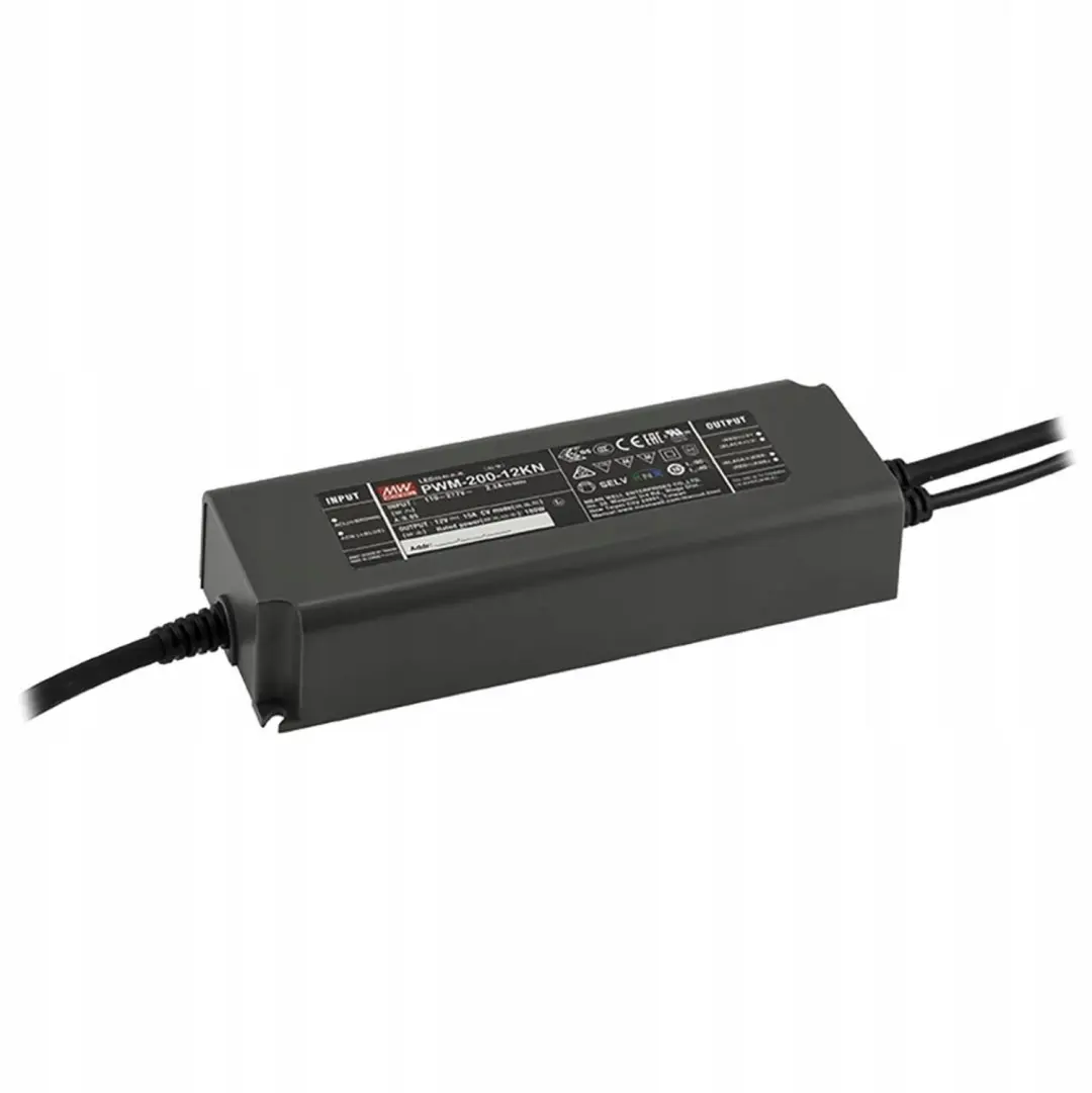 Mean Well PWM-200-12 Dimbare LED Driver 12V 15A