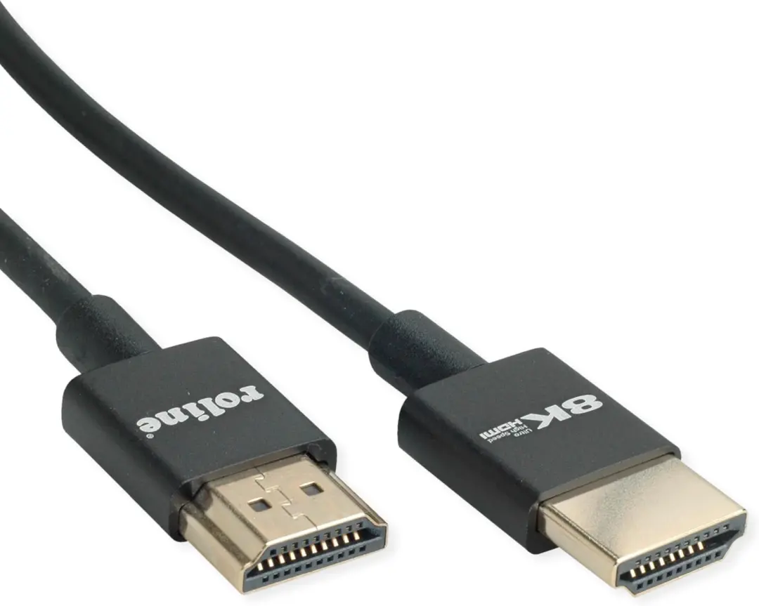 Roline 11.04.5924 8K HDMI Kabel 1.5m - Zwart - afbeelding 2 van 4