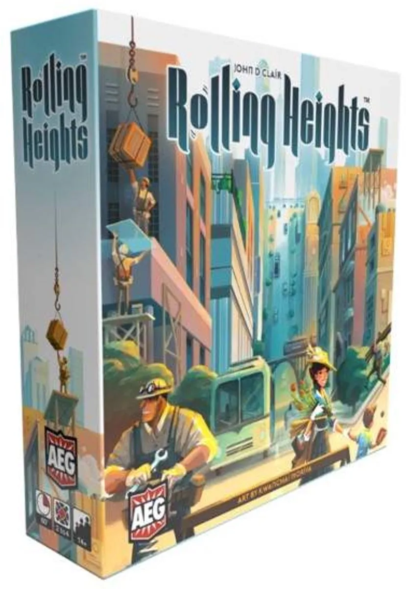 White Goblin Games Rolling Heights Familiespel - 3D Bouwspel - 1-4 Spelers