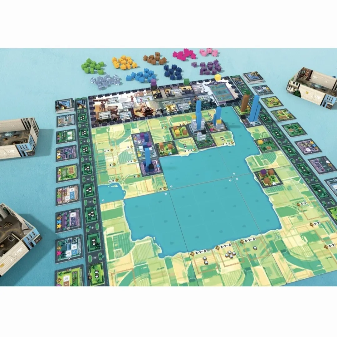 White Goblin Games Rolling Heights Familiespel - 3D Bouwspel - 1-4 Spelers