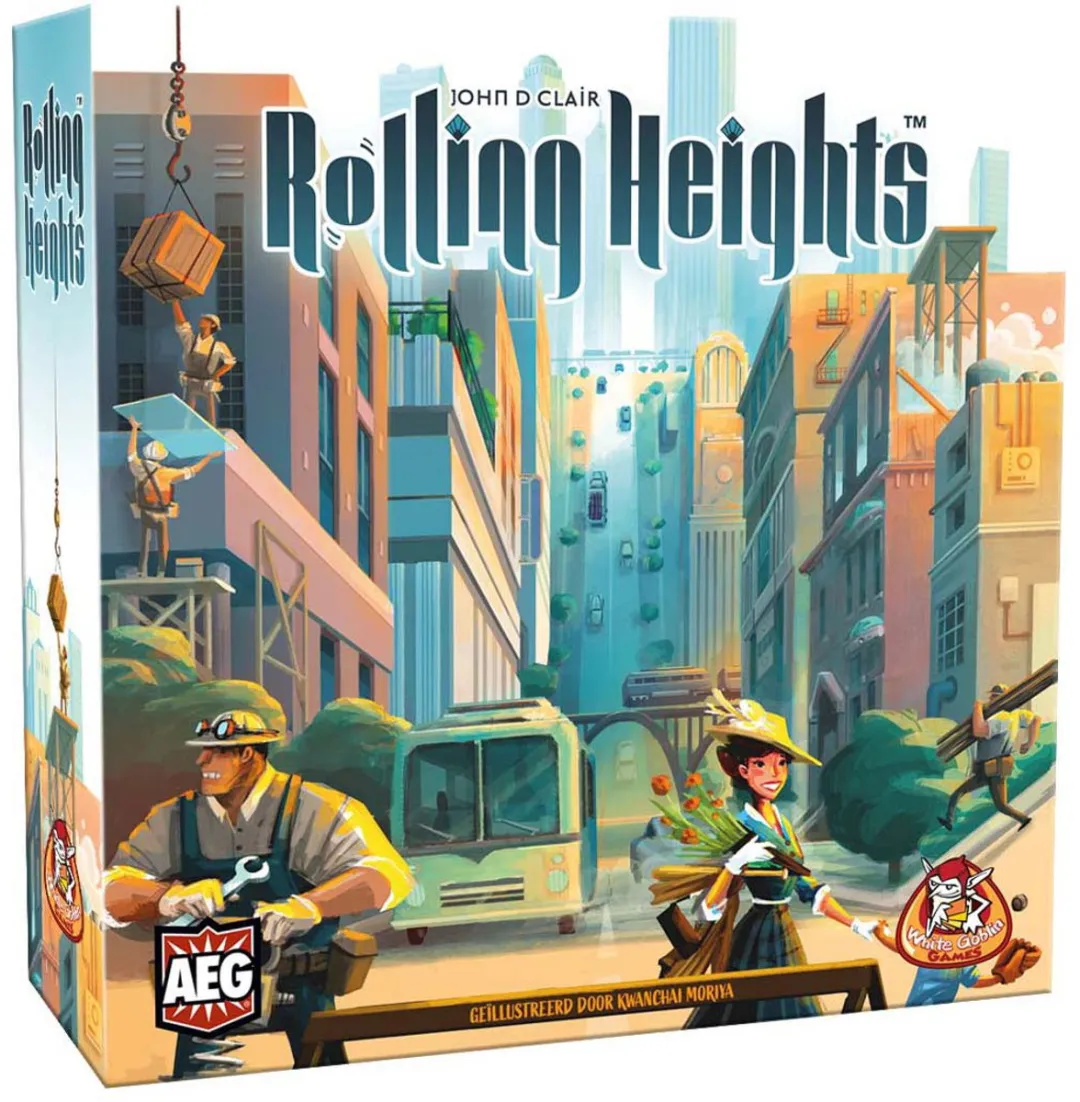 White Goblin Games Rolling Heights Familiespel - 3D Bouwspel - 1-4 Spelers