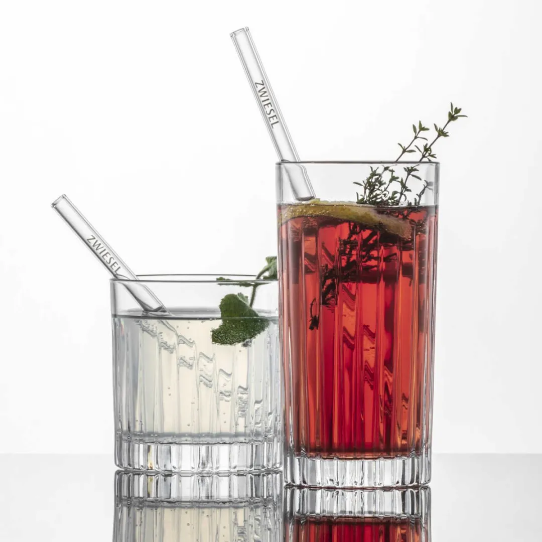 Schott Zwiesel Glas Trinkhalmen Set 4-delig - 21cm x 9mm - Transparant