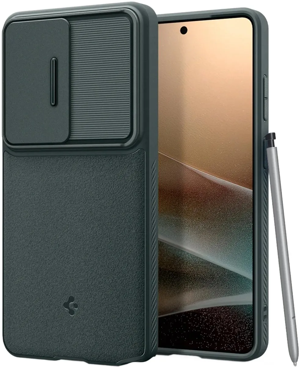 Spigen Optik Armor Camera Slider 8800283318203 - Donkergroen