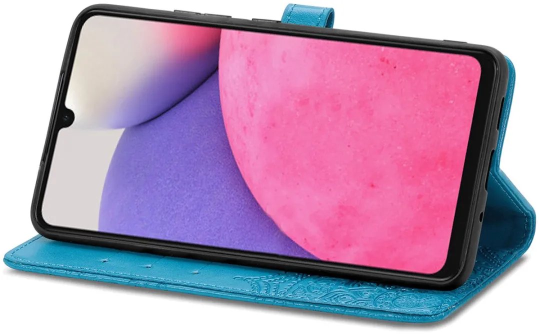 Imoshion Mandala Bookcase Hoesje Samsung Galaxy A33 - Turquoise