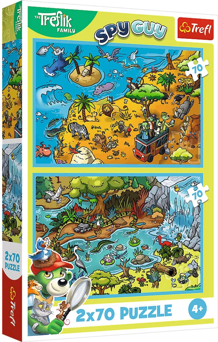 Trefl Stripfiguren Puzzel 70 Stuks