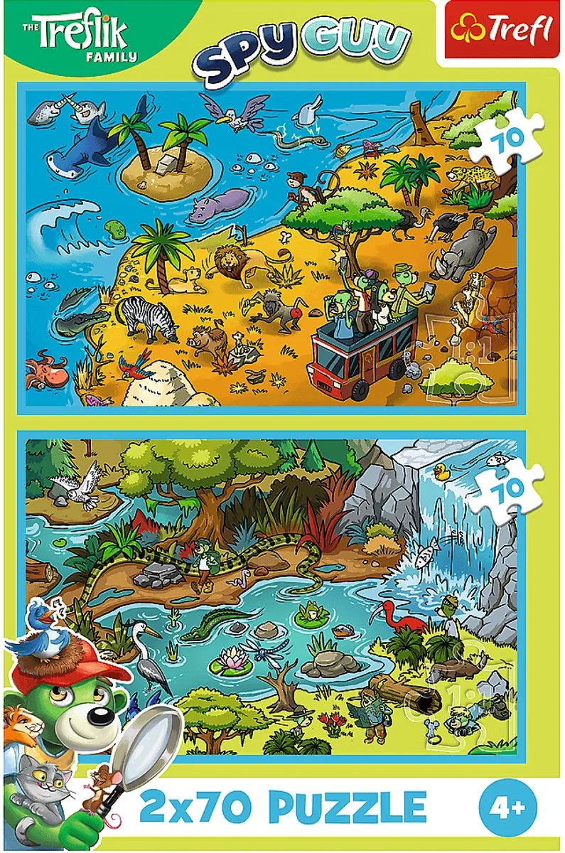 Trefl Stripfiguren Puzzel 70 Stuks - Meerkleurig