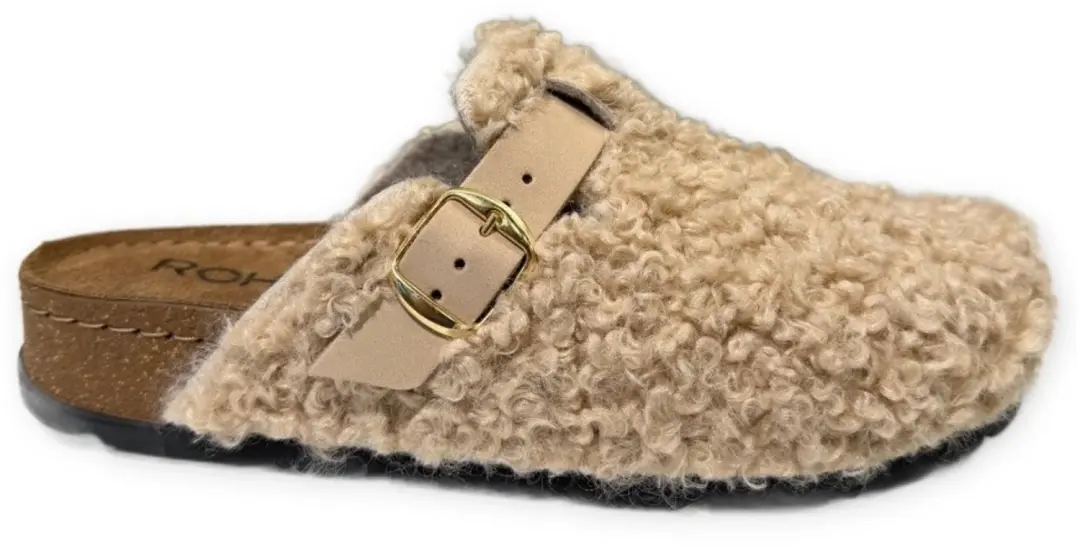 Rohde Chalk Fluffy Damespantoffels