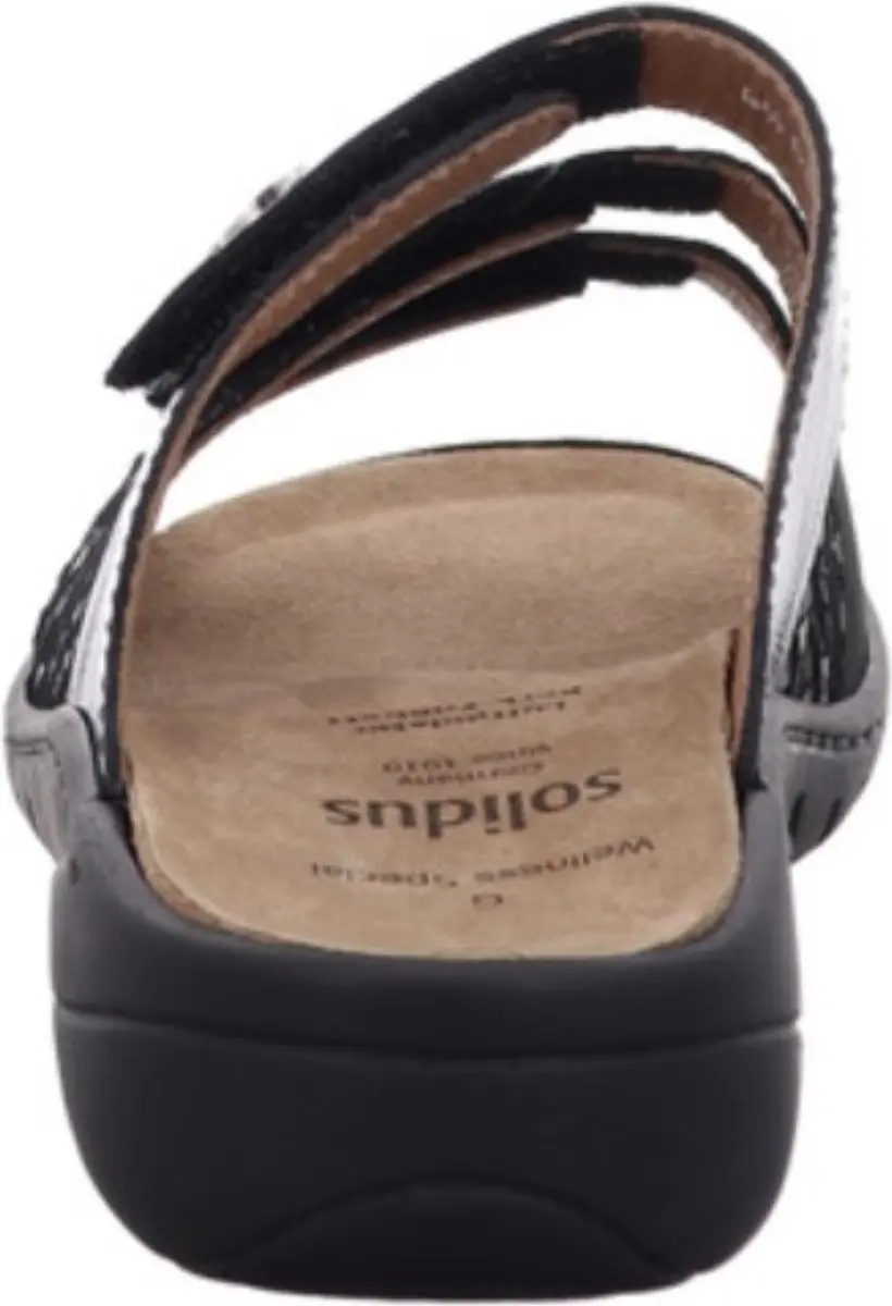 Solidus Dames Slippers - Zwart - afbeelding 5 van 6