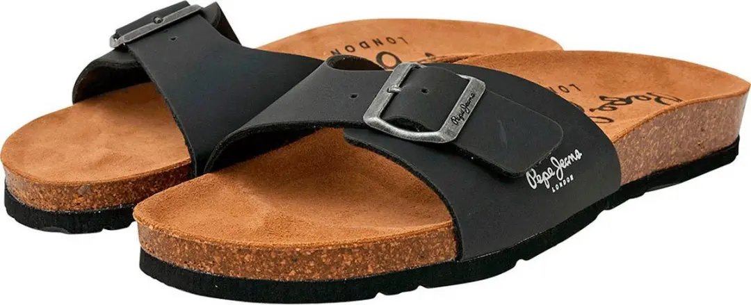 Pepe Jeans Bio M Single Kansas Sandalen Zwart EU 45 Man