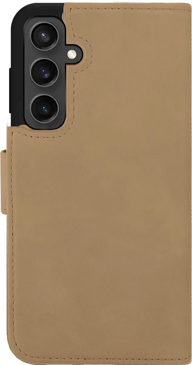 Just in Case Bookcase Hoesje Samsung Galaxy A35 - Kunstleer - 4 Pasjes - Bruin