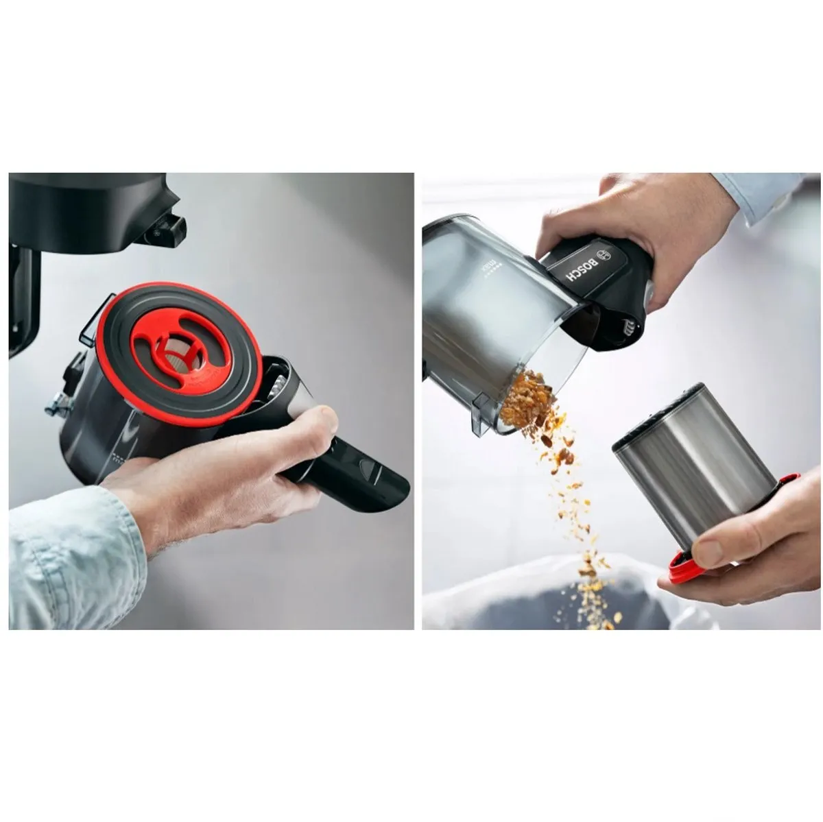 Bosch BSS71125AH 2-in-1 Oplaadbare Stofzuiger - 18V - Zwart/Blauw - afbeelding 2 van 6