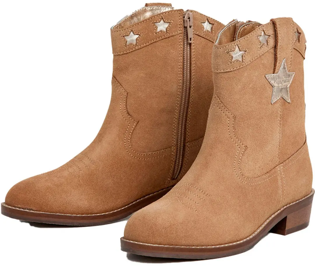 Pepe Jeans Western Star Laarzen Bruin EU 35 Kinderen