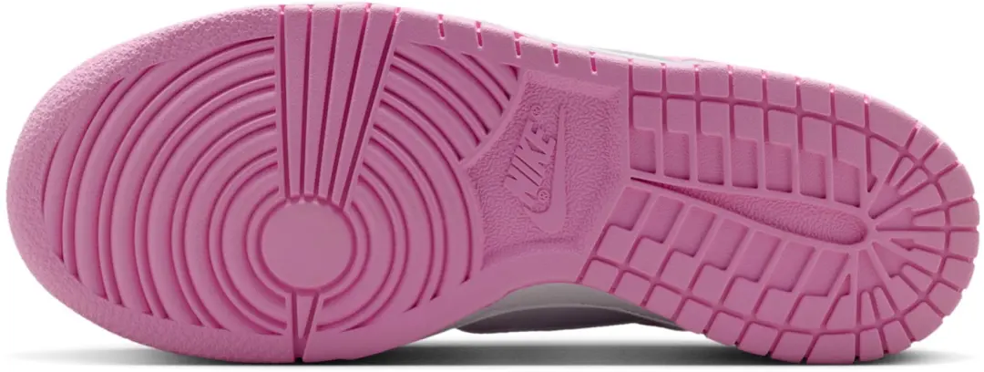 Nike Dunk Low White Pink Rise (GS) Sneakers - Wit/Roze - afbeelding 4 van 6