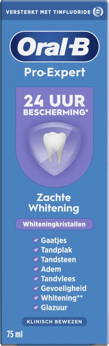 Oral-B Pro-Expert Zachte Whitening Tandpasta - 12x75ml
