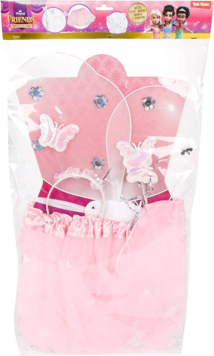 Toi-Toys Princess Friends Verkleedset Vlinderfee - Multicolor