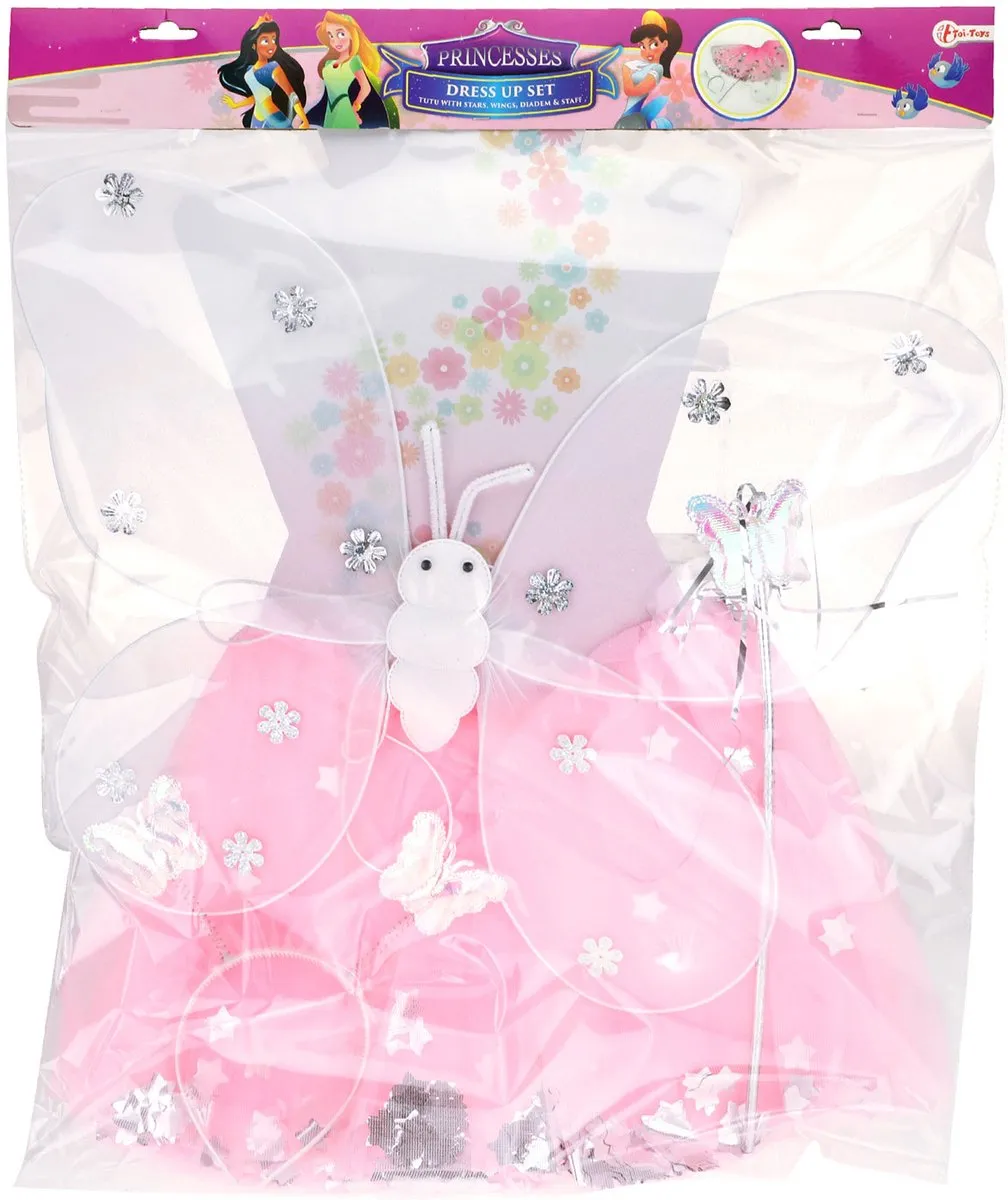 Toi-Toys Princess Friends Verkleedset Vlinderfee - Multicolor
