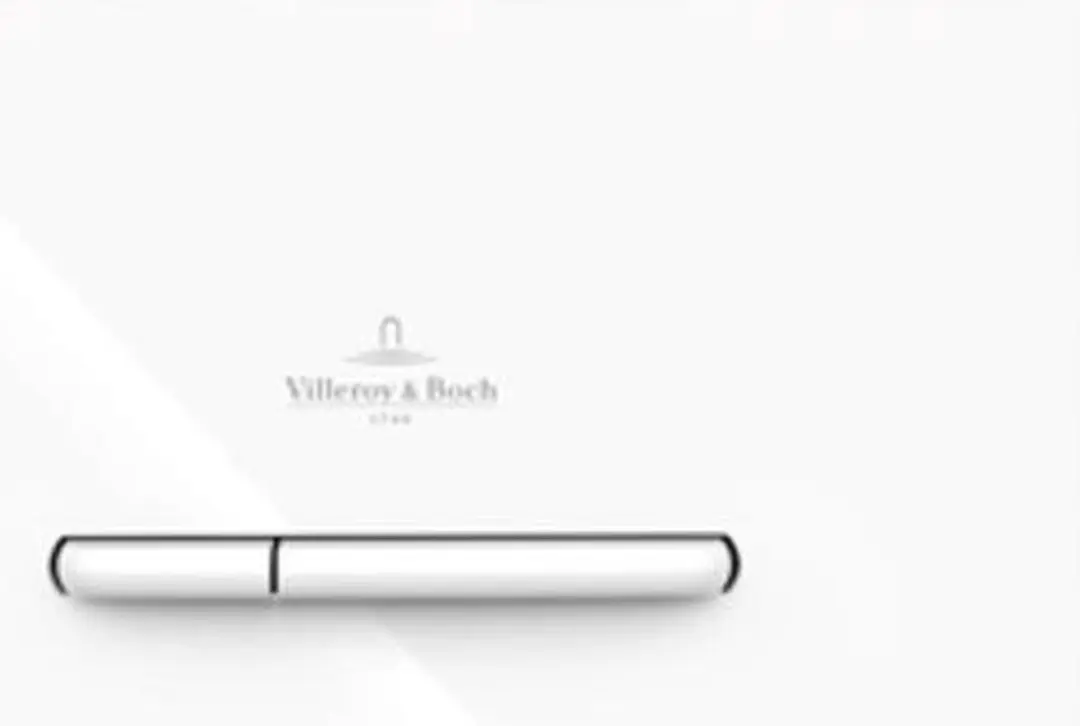 Villeroy & Boch ViConnect E300 DF Bedieningsplaat Wit Glans