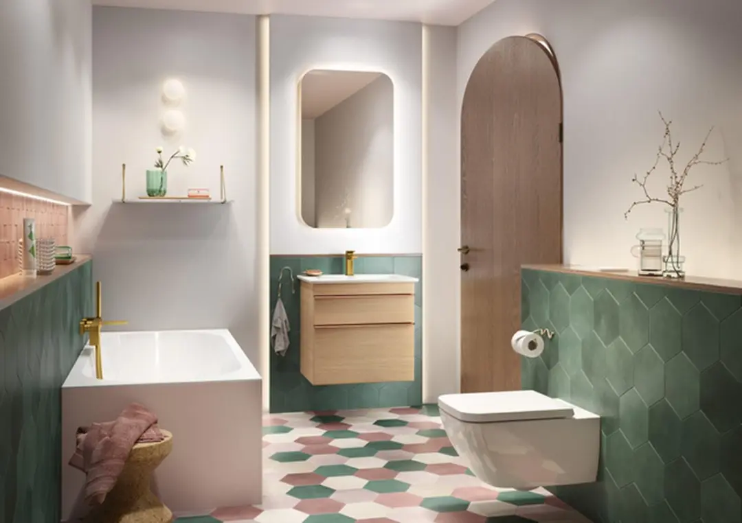 Villeroy & Boch ViConnect E300 DF Bedieningsplaat Wit Glans - afbeelding 3 van 6