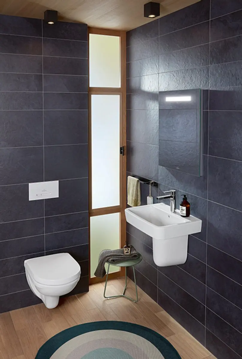 Villeroy & Boch ViConnect E300 DF Bedieningsplaat Wit Glans - afbeelding 2 van 6