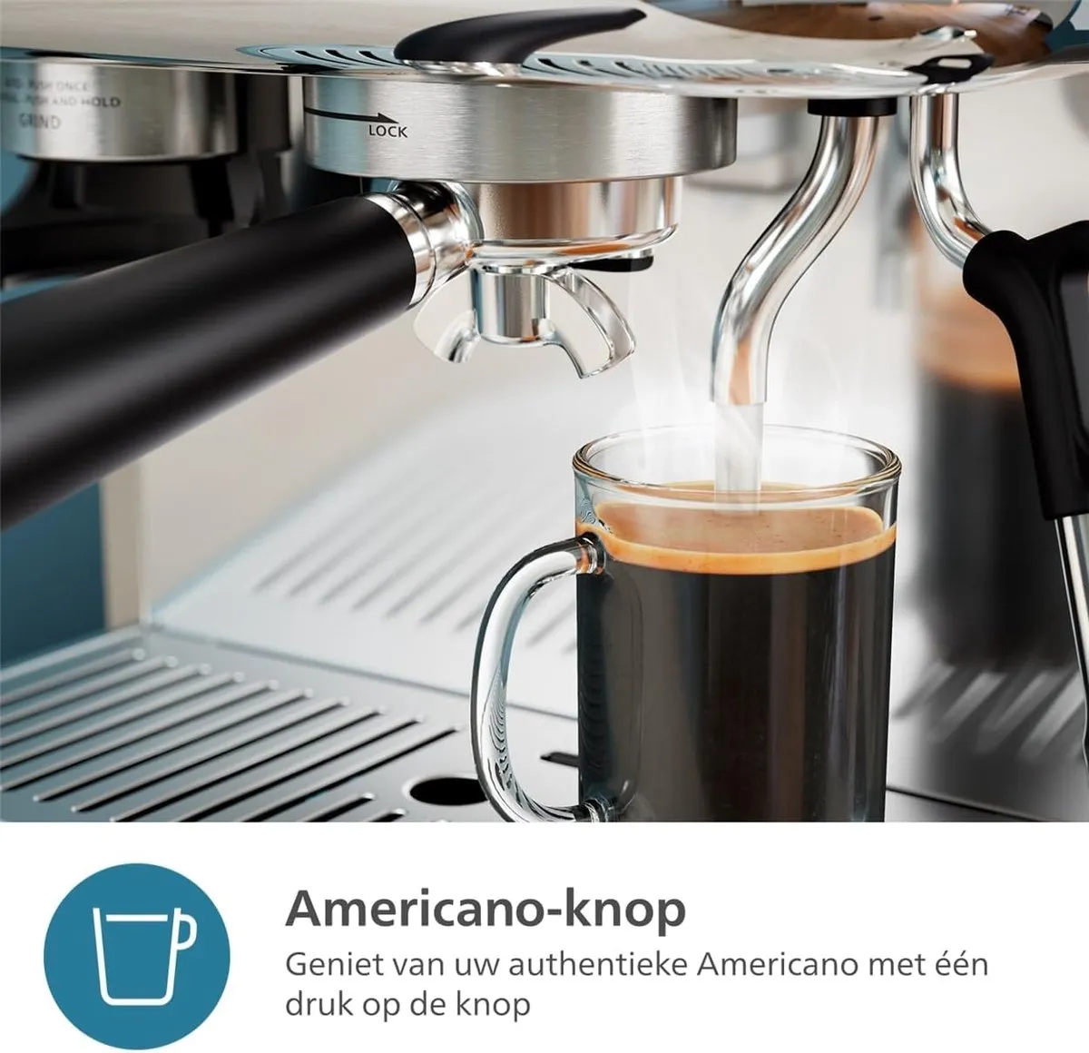 Philips PSA3218/01 Halfautomatische Espressomachine - 2,5L - Grijs