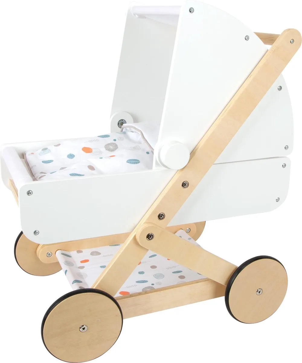 Small Foot Little Button Poppenwagen - Multi