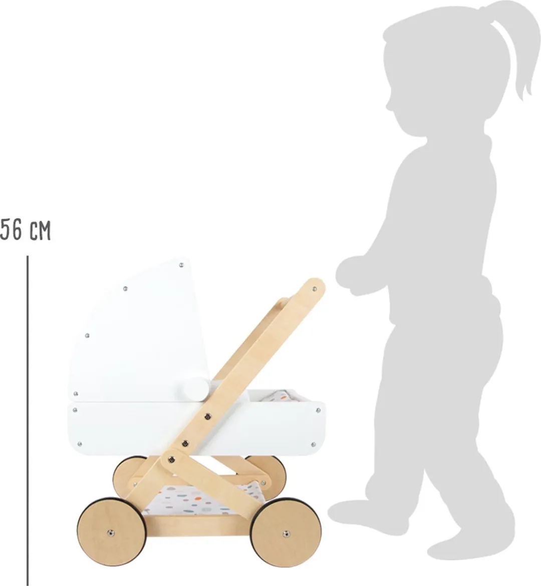 Small Foot Little Button Poppenwagen - Multi
