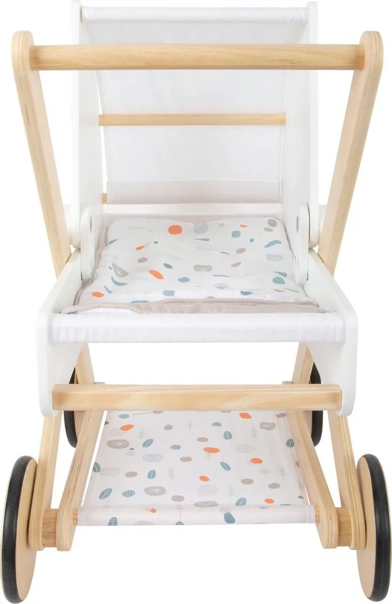 Small Foot Little Button Poppenwagen - Multi - afbeelding 6 van 6