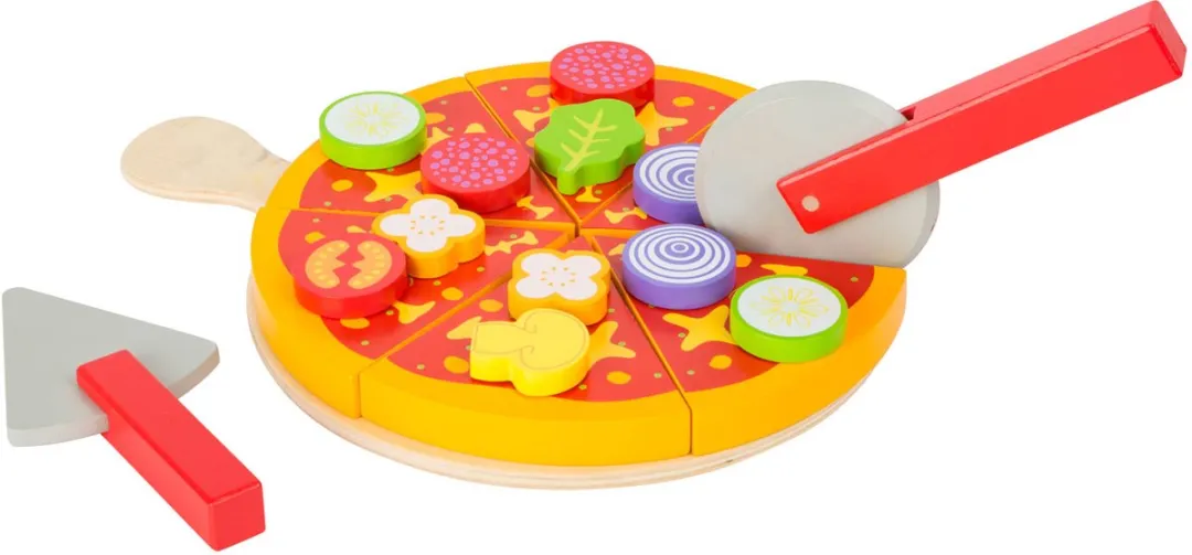 Small Foot Houten Pizza Set - 21-delig