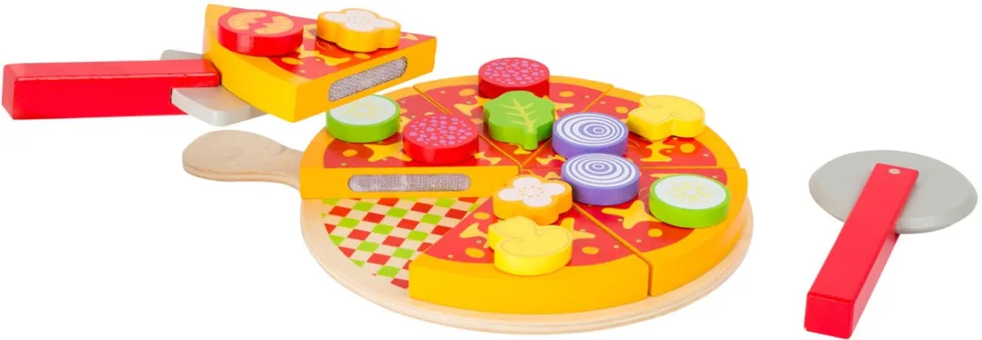 Small Foot Houten Pizza Set - 21-delig