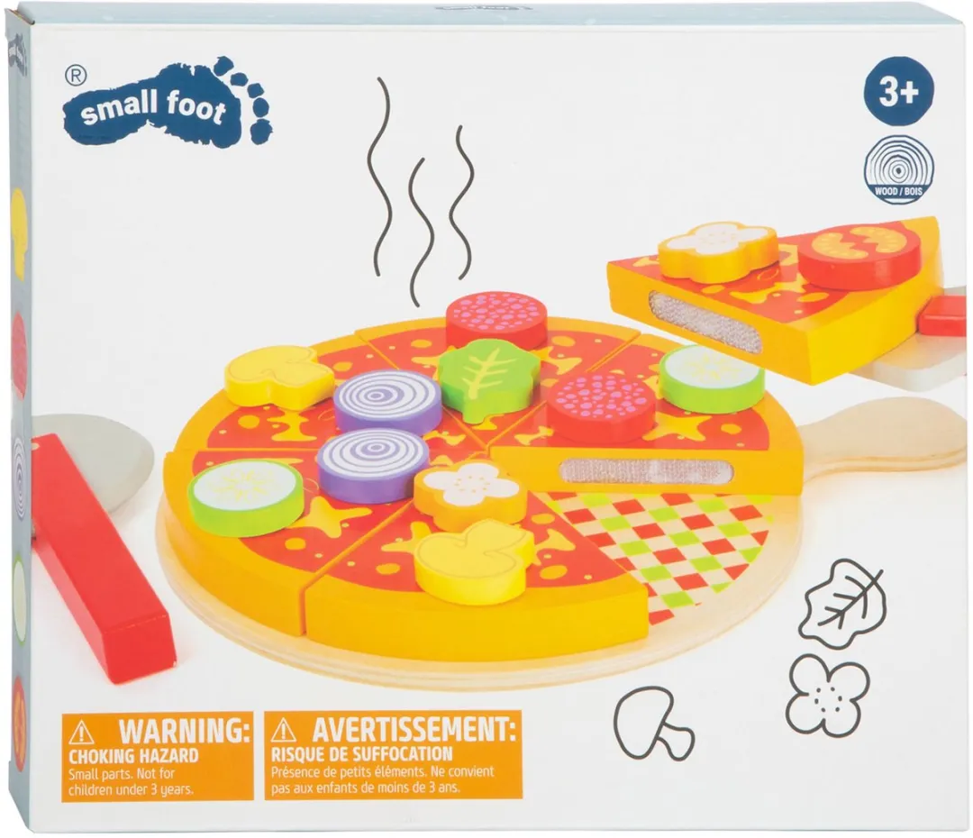 Small Foot Houten Pizza Set - 21-delig