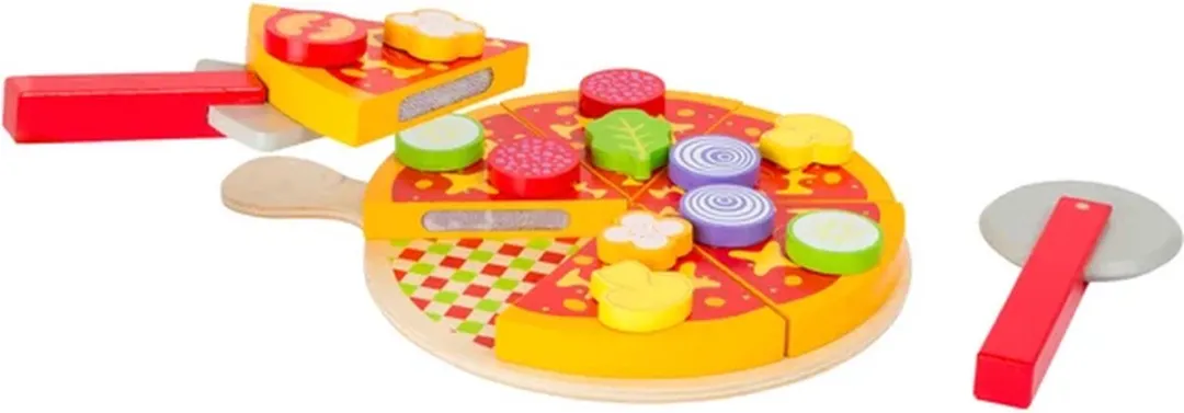 Small Foot Houten Pizza Set - 21-delig