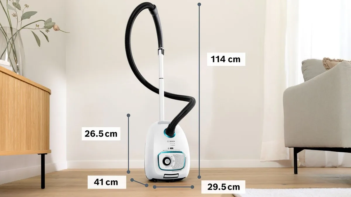 Bosch ProHygienic BGB41HYG1H Stofzuiger - ULPA15 - Wit