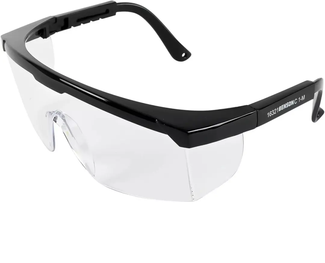 Benson Veiligheidsbril zwart frame