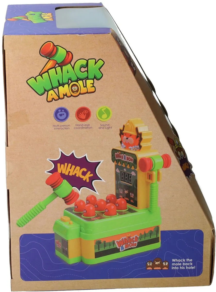 Johntoy Whack a Mole 10312 - Licht en geluidspel