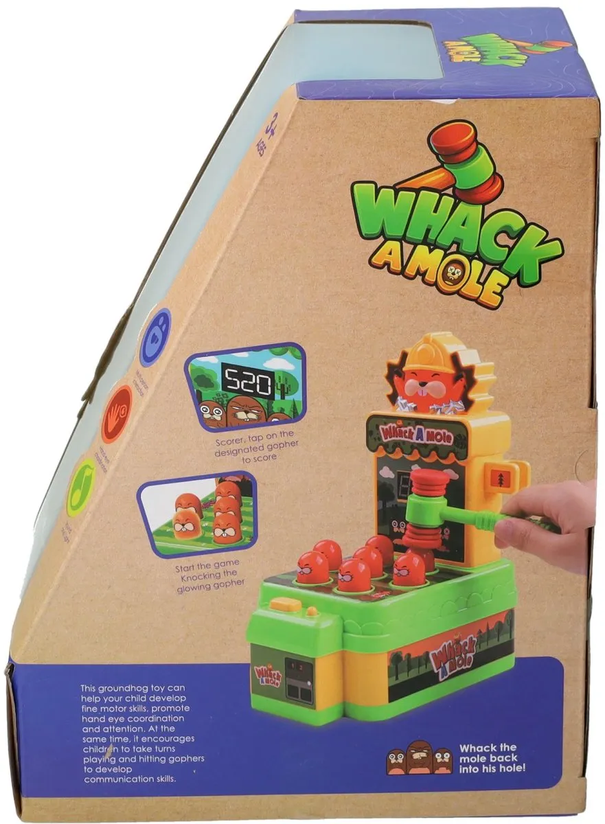 Johntoy Whack a Mole 10312 - Licht en geluidspel