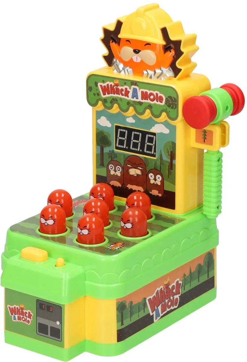 Johntoy Whack a Mole 10312 - Licht en geluidspel