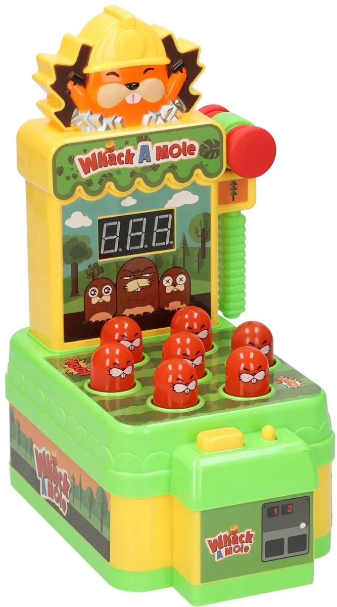 Johntoy Whack a Mole 10312 - Licht en geluidspel