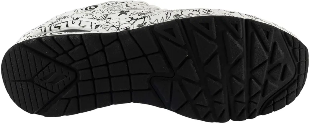 Skechers Uno Process Sketch Sneakers - Wit - 45.5 - afbeelding 4 van 5