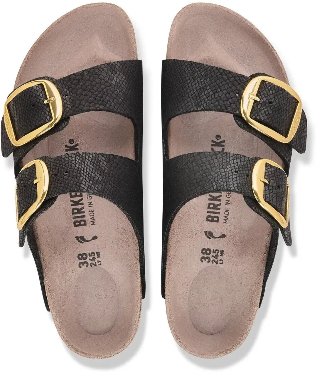 Birkenstock Arizona Big Buckle Sandalen - Zwart - 39 - afbeelding 4 van 6